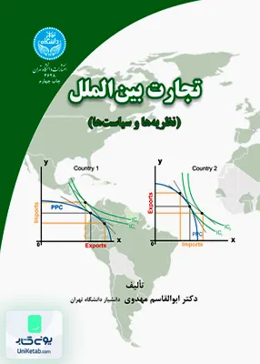 کتاب تجارت بین‌الملل نظریه‌ها و سیاست‌ها دکتر ابوالقاسم مهدوی دانشگاه تهران