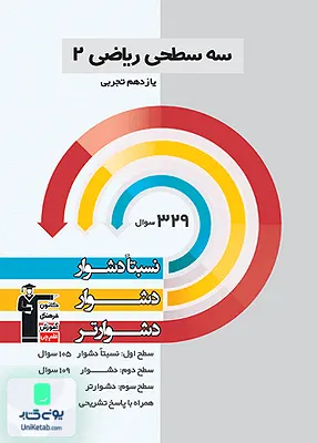 کتاب سه سطحی ریاضی یازدهم رشته تجربی قلم چی