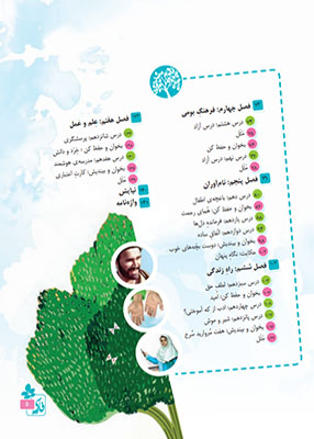 فهرست مطالب کتاب درسی فارسی چهارم ابتدایی_یونیکتاب