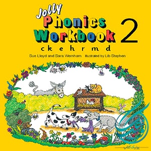 Jolly Phonics workbook 2, جولی فونیکس ورک بوک