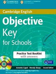 Cambridge English Objective Key for Schools, کمبریج انگلیش آبجکتیو کی فور اسکولز